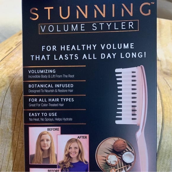 Set of 3 Stunning Volume Styler Hair Volumizing Brush - Picture 3 of 4